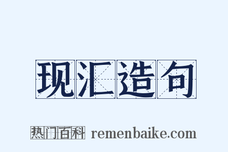 现汇造句是什么意思的图片